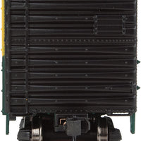 40' PS-1 Boxcar - Ready to Run -- Rutland #100 (green, yellow, large name, Green Mt. Gateway logo)