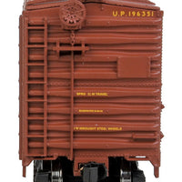 40' AAR 1944 Boxcar - Ready to Run -- Union Pacific(R) #196351 (Boxcar Red, yellow; "Road of the Streamliners")