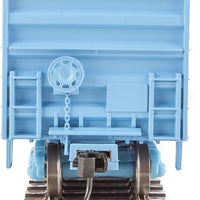50' ACF Exterior Post Boxcar - Ready to Run -- National Railways of Mexico #104217 (blue, white; Large Logo, "Unir Servir"