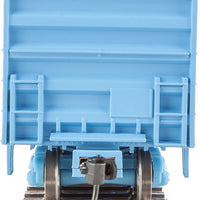 50' ACF Exterior Post Boxcar - Ready to Run -- National Railways of Mexico #104530 (blue, white; Large Logo, "Unir Servir"