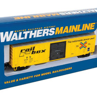 50' ACF Exterior Post Boxcar - Ready to Run -- Railbox #249182 (Burlington Northern patch)