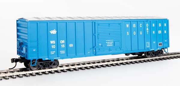Walthers 2024 National Model Railroad Build-Off - Weathering -- 50' ACF Exterior Post Boxcar Wisconsin & Southern #101569-1