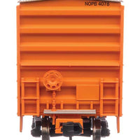 50' ACF Exterior Post Boxcar - Ready to Run -- New Orleans Public Belt Railroad #4078 (orange, black, red, white)
