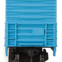 50' Evans Smooth-Side Boxcar - Ready to Run -- Rock Island #50447 (blue, black, white)