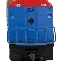 EMD F40PH - SoundTraxx(R) Sound & DCC -- Metra #128 "City of Evanston"