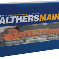 EMD SD60M w/2-Piece Windshield - SoundTraxx(R) Sound & DCC -- Burlington Northern Santa Fe #8176 (Renumbered, orange, green, silver)
