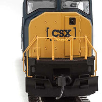 EMD SD60M w/2-Piece Windshield - SoundTraxx(R) Sound & DCC -- CSX #8767 (blue, yellow, white roof, Boxcar Logo)