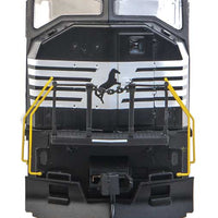 EMD SD60M w/2-Piece Windshield - ESU(R) Sound and DCC -- Norfolk Southern #6775 (black, white; Original Logo, Angled Sill Stripes)
