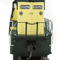 EMD SD60 Spartan Cab with SoundTraxx(R) Sound and DCC -- Chicago & North Western(TM) #8052 (Zito Yellow, dark green; System logo)