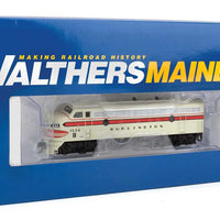 EMD F7A-B Set w/SoundTraxx(R) Sound & DCC -- Chicago, Burlington & Quincy #169A, 169B (gray, red, black)