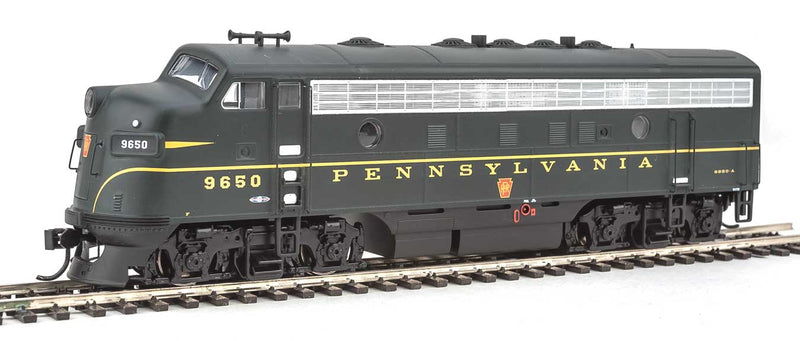 EMD F7A w/SoundTraxx(R) Sound & DCC -- Pennsylvania Railroad #9650 (Brunswick Green, Single Stripe)-1