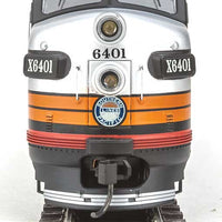 EMD F7A w/SoundTraxx(R) Sound & DCC -- Southern Pacific(TM) #6401 (Black Widow, black, silver, orange, red)