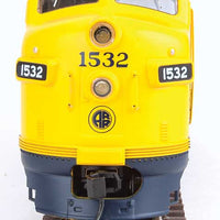 EMD F7A - ESU Sound and DCC -- Alaska Railroad #1532 (blue, yellow; Billboard Alaska Lettering)
