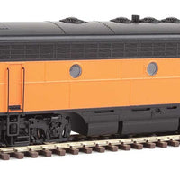 EMD F7 A-B Set - ESU Sound and DCC -- Milwaukee Road #81A, 68B (orange, black; Full Roadname on A-Unit)