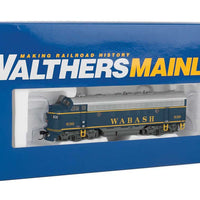 EMD F7 A-B Set - ESU Sound and DCC -- Wabash 630 600 (blue, gray, yellow)