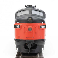 EMD F7A - ESU Sound and DCC -- Amtrak(R) #102 (Phase I; silver, red, blue, black)