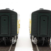 EMD F7 A-B Set - ESU Sound and DCC -- Chicago & North Western(TM) #402, 411 (yellow, green, black, silver)