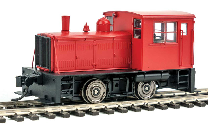 Plymouth ML-8 Industrial Switcher - DCC only -- Painted, Unlettered with Decals (red)-1