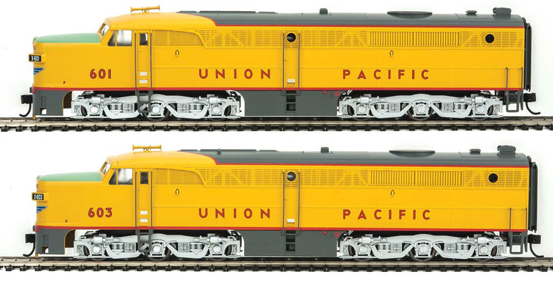 Alco PA-PB Set w/SoundTraxx(R) Sound & DCC -- Union Pacific(R) #603, #605B (yellow, gray, red, green)-1