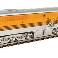 Alco PA - PB Set - ESU Sound & DCC -- Denver & Rio Grande Western #6003, #6012 (Grande Gold, silver)