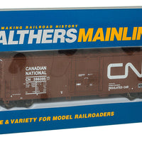 50' FGE Insulated Boxcar - Ready to Run -- Canadian National #286095 (Boxcar Red, Large Noodle Logo)