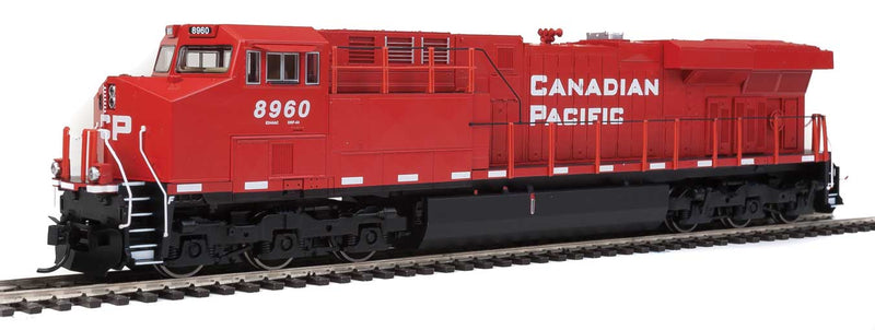 GE Evolution Series GEVO Locomotive - SoundTraxx(R) Sound & DCC -- Canadian Pacific #8960 (ES44AC; red, white)-1