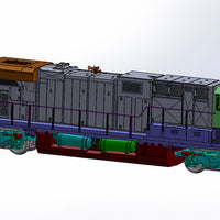 GE Evolution Series GEVO Locomotive - SoundTraxx(R) Sound & DCC -- CSX Transportation #971 (ES44AH; blue, yellow; Boxcar Logo)