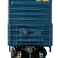 50' FGE Insulated Boxcar - Ready to Run -- CSX Transportation #199646 (blue, yellow; Yellow Conspicuity Markings)