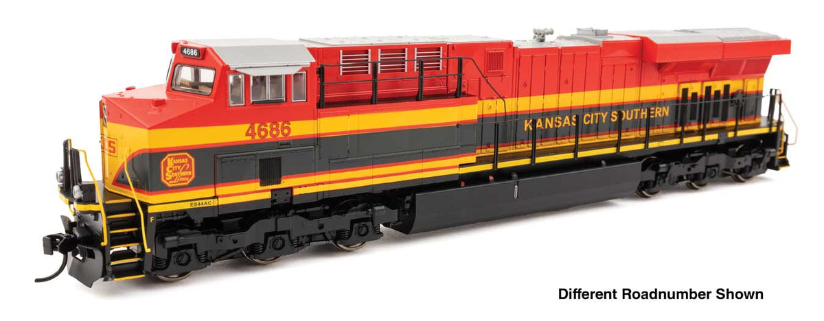 GE ES44AC Evolution Series GEVO - ESU Sound & DCC -- Kansas City Southern #4824-1