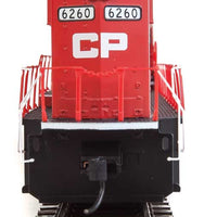 EMD SD60M with 3-Piece Windshield - ESU(R) Sound & DCC -- Canadian Pacific #6260 (red, white, black)
