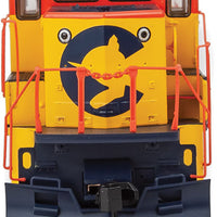 EMD SD50 - ESU(R) Sound and DCC -- Chessie System B&O #8576 (yellow, blue, orange)