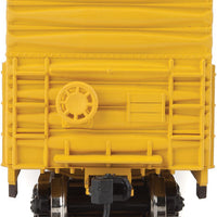 50' FGE Insulated Boxcar - Ready to Run -- Seaboard Coast Line #497973 (FGE Scheme; yellow, Black Stripes)