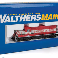 EMD GP9 Phase II with Chopped Nose - ESU(R) Sound and DCC -- Wisconsin & Southern #753 (red, gray, white)