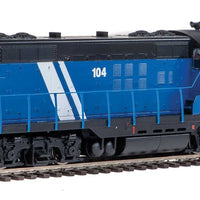 EMD GP9 Phase II with Chopped Nose - ESU(R) Sound and DCC -- Montana Rail Link #104 (blue, white, red, black)