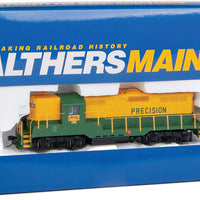 EMD GP9 Phase II with High Hood - ESU(R) Sound and DCC -- Precision National #136 (green, yellow)