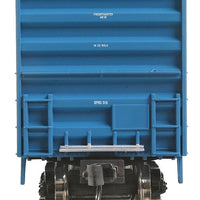 50' ACF Exterior Post Boxcar - Ready to Run -- Boston & Maine #3212 (blue, black Door; Large Lettering)