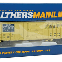 50' ACF Exterior Post Boxcar - Ready to Run -- Apalachicola Northern #5182 (yellow, blue; Port St. Joe Logo)