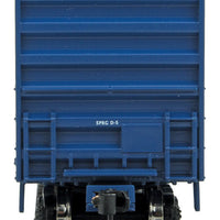 50' ACF Exterior Post Boxcar - Ready to Run -- Minneapolis, Northfield & Southern #49705 (blue, red; Billboard MNS)