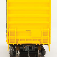 50' ACF Exterior Post Boxcar - Ready to Run -- Railbox #11999 (1970s Scheme; yellow, black; Large Logo & Slogan)