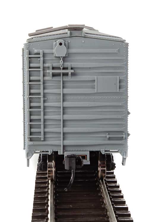40' ACF Welded Boxcar w/8' Youngstown Door - Ready to Run -- Undecorated-3