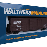 50' Waffle Side Boxcar - Ready To Run -- Norfolk Southern #407046 (Youngstown Doors)