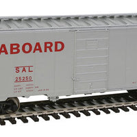 40' PS-1 Boxcar - Ready to Run -- Seaboard Air Line #25250 (silver, red; Heart of the South Logo)