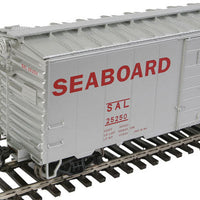 40' PS-1 Boxcar - Ready to Run -- Seaboard Air Line #25250 (silver, red; Heart of the South Logo)
