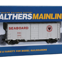 40' PS-1 Boxcar - Ready to Run -- Seaboard Air Line #25250 (silver, red; Heart of the South Logo)