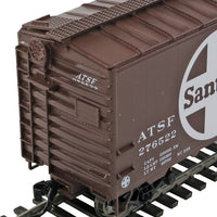 40' PS-1 Boxcar - Ready to Run -- Santa Fe #276522 (Boxcar Red; Ship & Travel, Large Circle/Cross Logo)