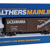 40' PS-1 Boxcar - Ready to Run -- Delaware, Lackawanna & Western #35012 (Boxcar Red, white; Phoebe Snow Slogan