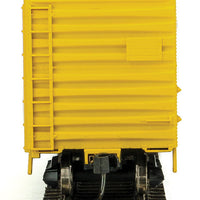 40' PS-1 Boxcar - Ready to Run -- Akron, Canton & Youngstown #3296 (yellow, red, Road of Service Slogan)