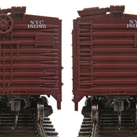 40' Steel Boxcar w/Dreadnaught End, Flat Roof, Wood Running Boards -- New York Central #181185