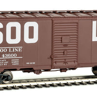 40' AAR Modified 1937 Boxcar - Ready to Run -- Soo Line #43600 (Boxcar Red, Squared Block Lettering)