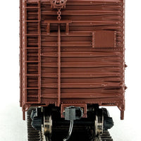 40' AAR Modified 1937 Boxcar - Ready to Run -- Soo Line #43600 (Boxcar Red, Squared Block Lettering)